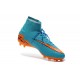Meilleur Crampons Nike Hypervenom Phantom II FG Terrains Secs Bleu Orange Noir