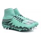 Meilleur Crampons Nike Hypervenom Phantom II FG Terrains Secs Vert Gris Noir