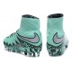 Meilleur Crampons Nike Hypervenom Phantom II FG Terrains Secs Vert Gris Noir
