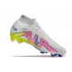 Nike Zoom Mercurial Superfly Elite IX FG Blanc Bleu Volt