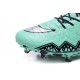 Meilleur Crampons Nike Hypervenom Phantom II FG Terrains Secs Vert Gris Noir