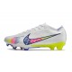 Nike Zoom Mercurial Vapor XV Elite FG Blanc Bleu Rose