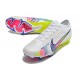 Nike Zoom Mercurial Vapor XV Elite FG Blanc Bleu Rose