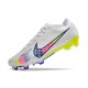 Nike Zoom Mercurial Vapor XV Elite FG Blanc Bleu Rose