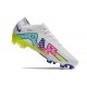 Nike Zoom Mercurial Vapor XV Elite FG Blanc Bleu Rose