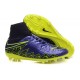 Chaussures de Football Nouvelle Nike Hypervenom Phantom II FG Violet Jaune Noir