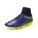 Chaussures de Football Nouvelle Nike Hypervenom Phantom II FG Violet Jaune Noir