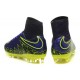 Chaussures de Football Nouvelle Nike Hypervenom Phantom II FG Violet Jaune Noir
