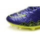 Chaussures de Football Nouvelle Nike Hypervenom Phantom II FG Violet Jaune Noir