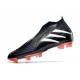 Crampons de Foot adidas Predator Edge+ FG Noir Blanc Rouge