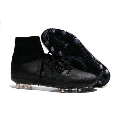Chaussures de Football Nouvelle Nike Hypervenom Phantom II FG Tout Noir