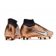 Nike Zoom Mercurial Superfly IXElite SG Mbappe Cuivre Métallique