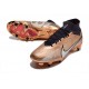 Nike Zoom Mercurial Superfly IXElite SG Mbappe Cuivre Métallique