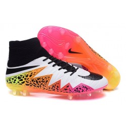Chaussures de Football Nouvelle Nike Hypervenom Phantom II FG Blanc Rose Noir