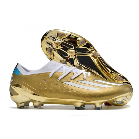 Adidas X Speedportal.1 FG Nouvelles Or Blanc