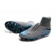 Meilleur Crampons Nike Hypervenom Phantom II FG Terrains Secs Gris Bleu Noir