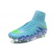 Chaussures de Football Nouvelle Nike Hypervenom Phantom II FG Bleu Violet Vert