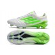 Adidas X Speedportal 99 Cuir.1 FG Ftwr Blanc Vert Solaire