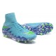 Chaussures de Football Nouvelle Nike Hypervenom Phantom II FG Bleu Violet Vert