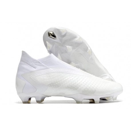Crampons adidas Predator Accuracy+ FG Blanc