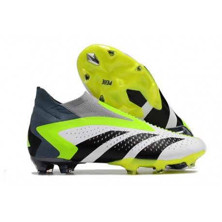 Crampons adidas Predator Accuracy+ FG Blanc Noir Vert