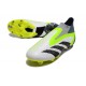 Crampons adidas Predator Accuracy+ FG Blanc Noir Vert