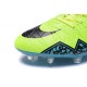 Meilleur Crampons Nike Hypervenom Phantom II FG Terrains Secs Vert Bleu Noir