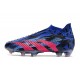adidas Predator Accuracy+ FG PP Bleu Lucide Magenta Réel Equipe Noir Foncé