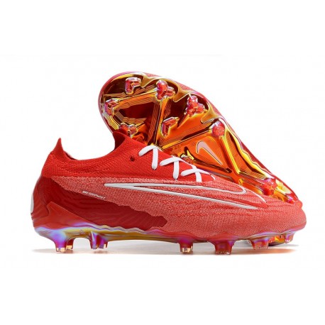 Nike Phantom GX Elite FG Nouvelles Rouge Blanc