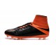 Chaussures de Football Nouvelle Nike Hypervenom Phantom II FG Cuir Noir Orange