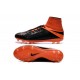 Chaussures de Football Nouvelle Nike Hypervenom Phantom II FG Cuir Noir Orange