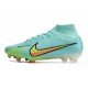 Nike Air Zoom Mercurial Superfly Elite 9 FG Bleu Jaune