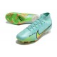 Nike Air Zoom Mercurial Superfly Elite 9 FG Bleu Jaune