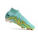 Nike Air Zoom Mercurial Superfly Elite 9 FG Bleu Jaune
