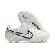 Nike Tiempo Legend IX Elite FG Nouvelle Blanc Noir