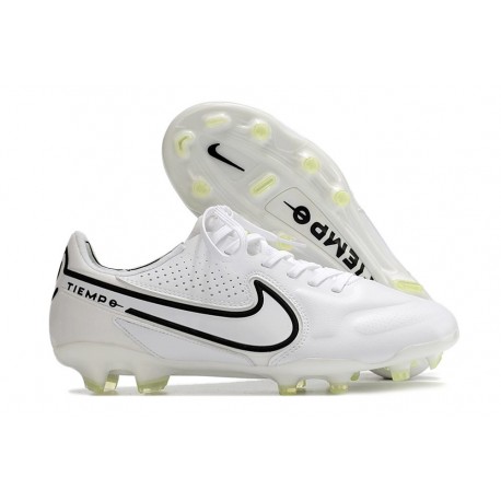 Nike Tiempo Legend IX Elite FG Nouvelle Blanc Noir