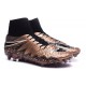 Meilleur Crampons Nike Hypervenom Phantom II FG Terrains Secs Bronze Noir