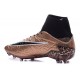 Meilleur Crampons Nike Hypervenom Phantom II FG Terrains Secs Bronze Noir