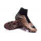 Meilleur Crampons Nike Hypervenom Phantom II FG Terrains Secs Bronze Noir