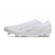 Crampons adidas X Crazyfast.1 FG Laceless Pearlized - Blanc