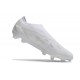 Crampons adidas X Crazyfast.1 FG Laceless Pearlized - Blanc