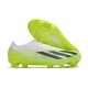 Crampons adidas X Crazyfast.1 FG Laceless Crazyrush - Blanc Noir Lucid Lemon