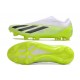 Crampons adidas X Crazyfast.1 FG Laceless Crazyrush - Blanc Noir Lucid Lemon