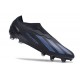 Crampons adidas X Crazyfast.1 FG Laceless Nightstrike - Noir