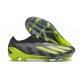 Crampons adidas X Crazyfast.1 FG Laceless Crazycharged - Noir Jaune Gris