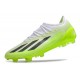 Chaussures adidas X Crazyfast Messi.1 FG Crazyrush - Blanc Noir Lucid Lemon