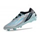 Chaussures adidas X Crazyfast Messi.1 FG Argent Métallique Bleu Bonheur Noir