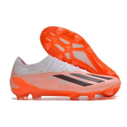 Chaussures adidas X Crazyfast Messi.1 FG Blanc Orange Noir