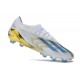 Chaussures adidas X Crazyfast Messi.1 FG Blanc Bleu Or