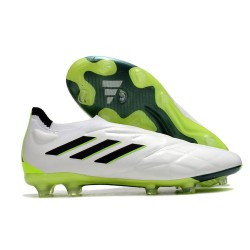 Crampons de Foot adidas Copa Pure+ FG Blanc Noir Citron Lucide